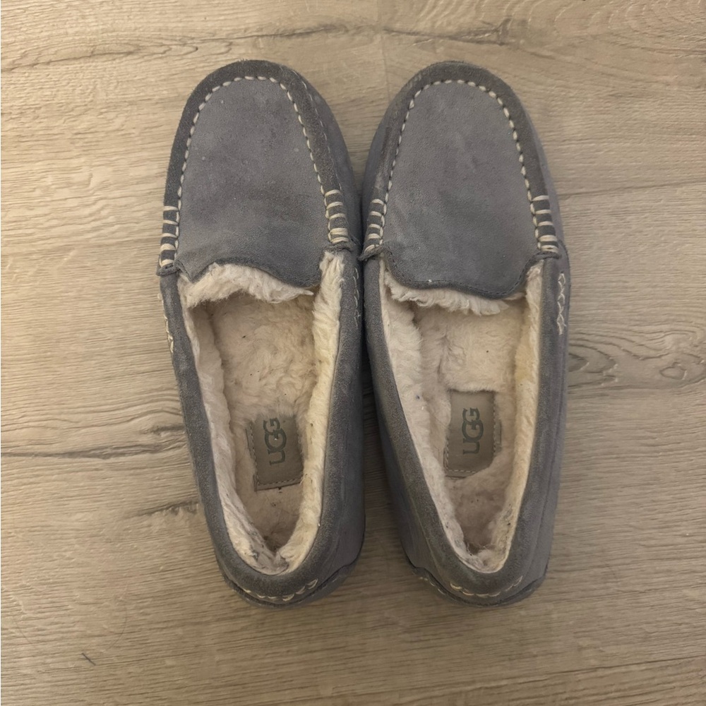 Ugg Wool Lined Moccasin Slippers